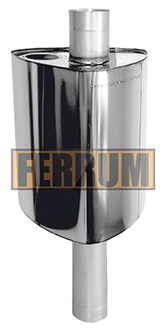 Бак для воды Ferrum Комфорт (201/1.0) треугольный на трубе 55л Ф115